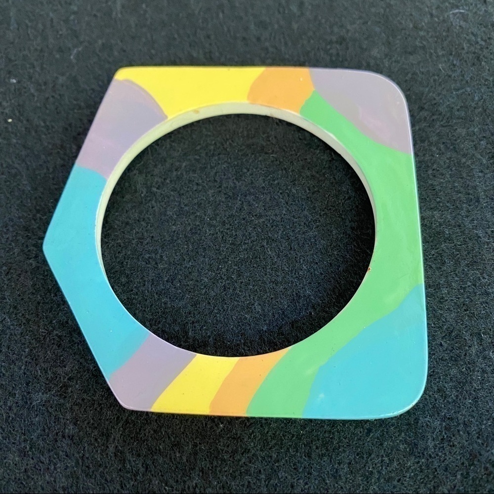 Vintage painted bracelet